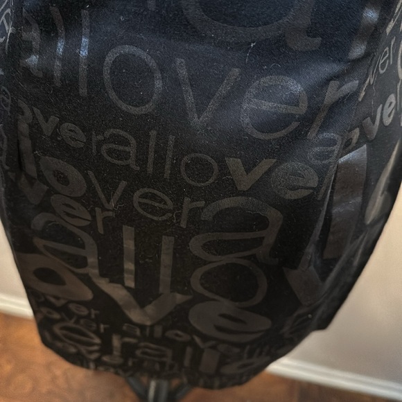 Moschino Jeans Black Love All Overr Dress The Nanny - Picture 4 of 11